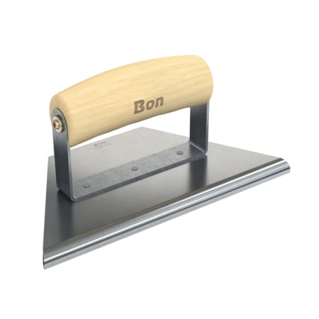 Bon Tool Tapered Edger, 8" To 3", 1/4" Radius 3/8" Lip Wood Handle 12-830
